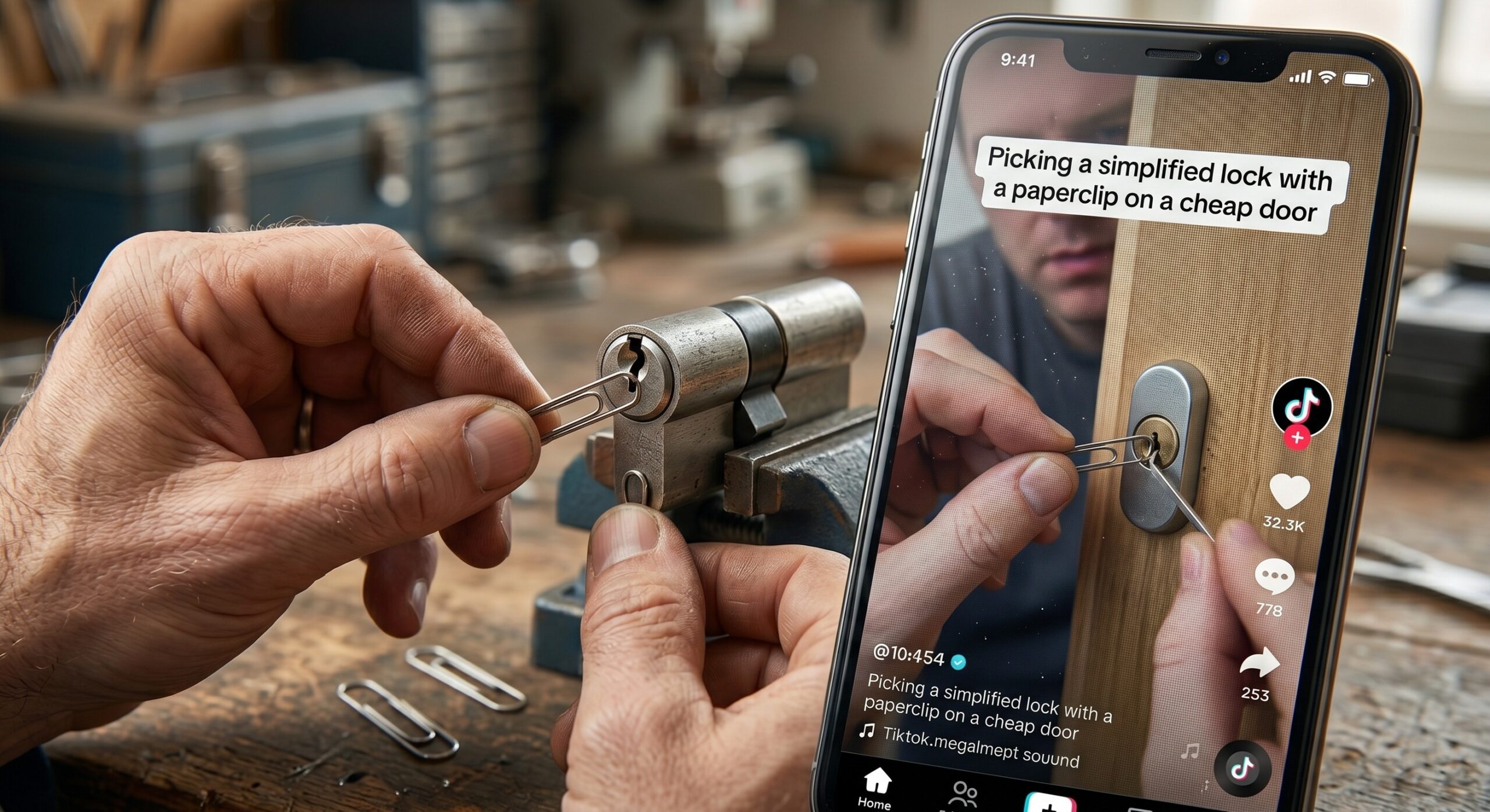 ¿Trucos de TikTok para abrir puertas? Un cerrajero experto pone a prueba el Impressioning ¿Trucos de TikTok para abrir puertas? Un cerrajero experto pone a prueba el Impressioning